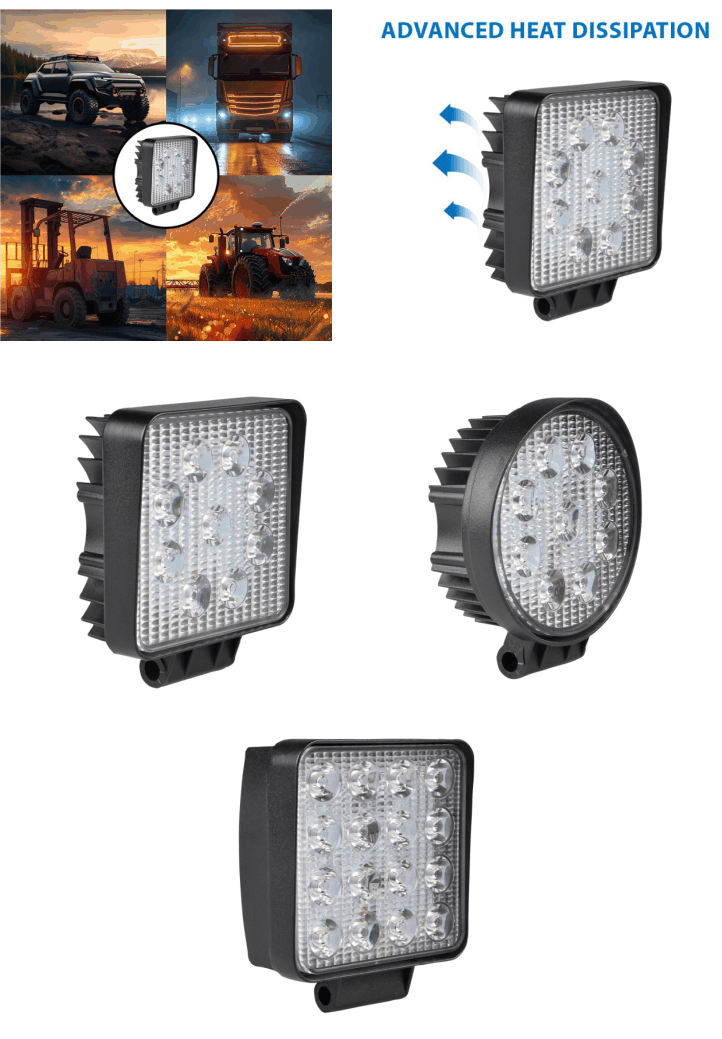 SMD LED Arbeitsscheinwerfer 12 Volt / 24 Volt